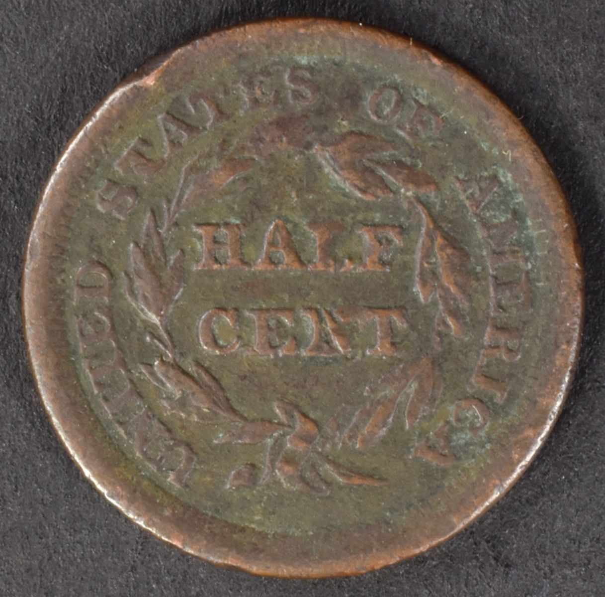 1855 Braided Hair Half Cent