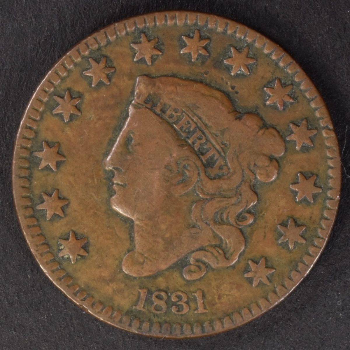 1831 Matron Head Large Cent