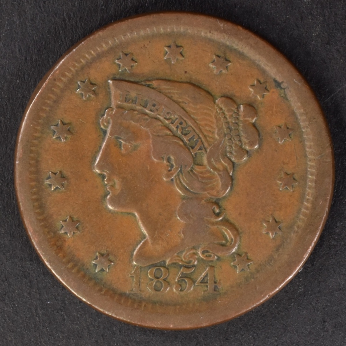 1854 Liberty Head Large Cent