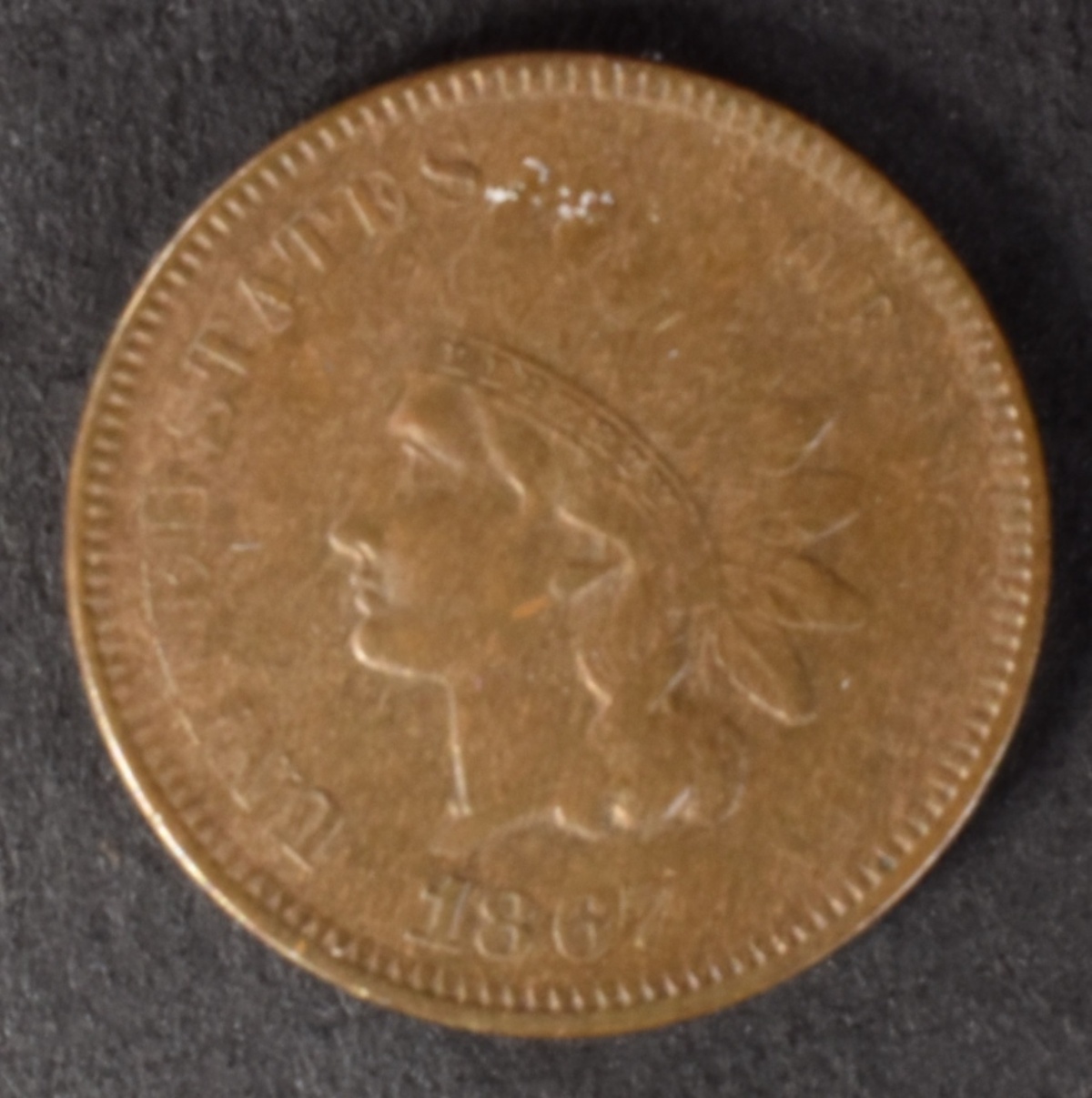 1867 Indian Head Cent