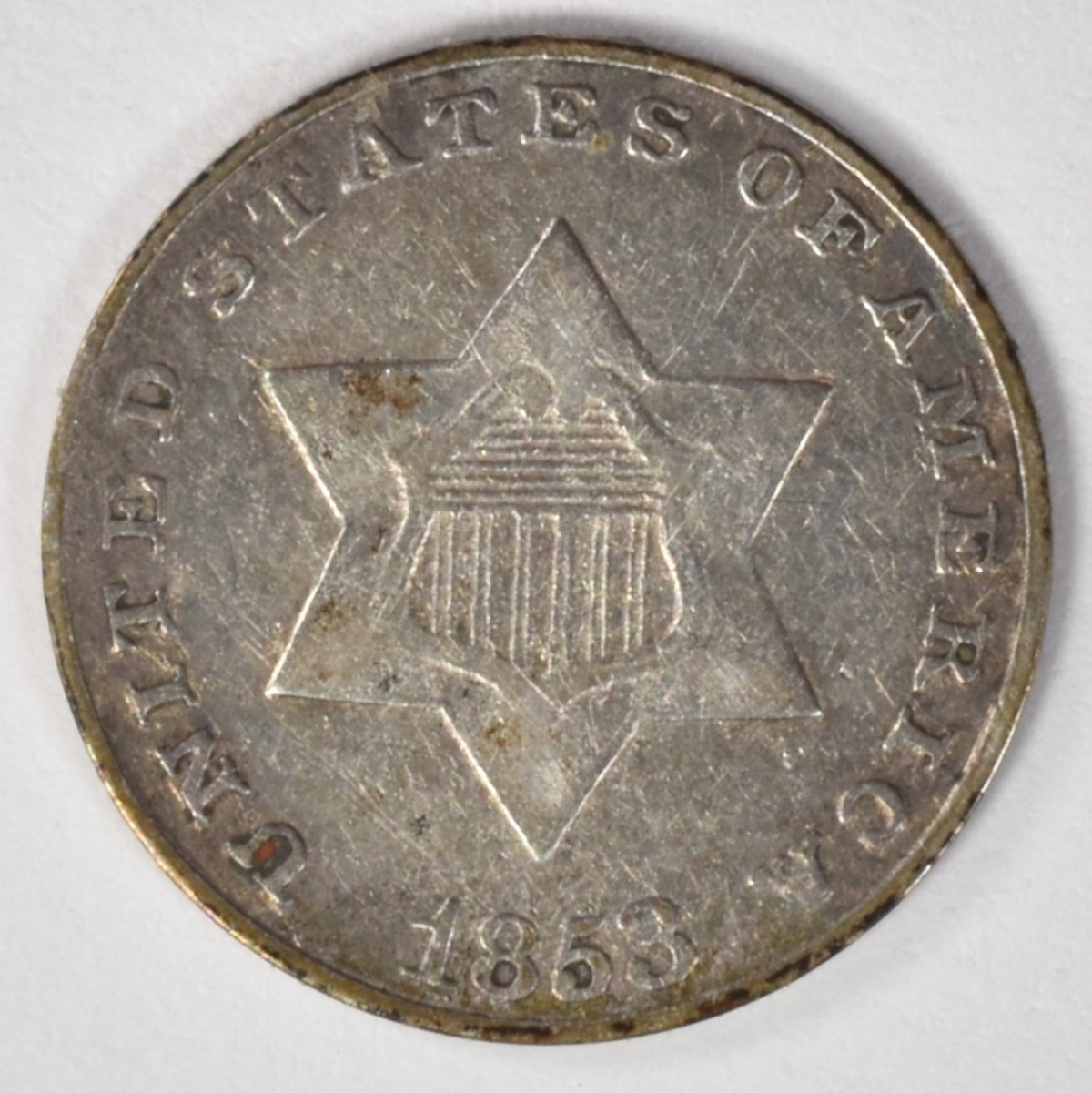 1853 3 Cent Silver