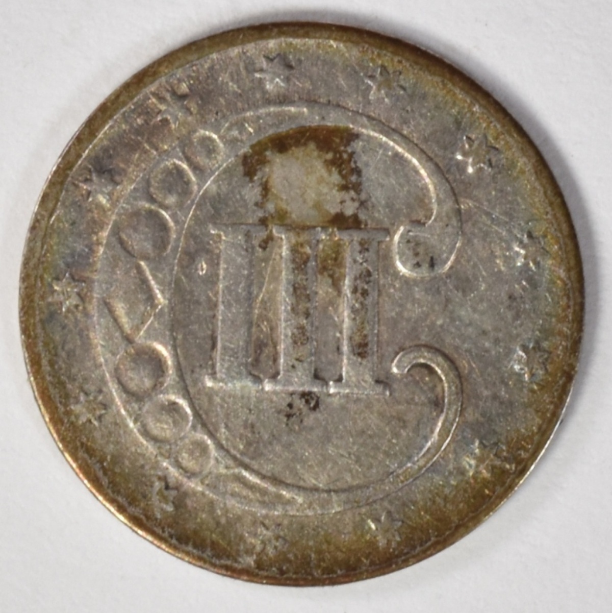 1853 3 Cent Silver