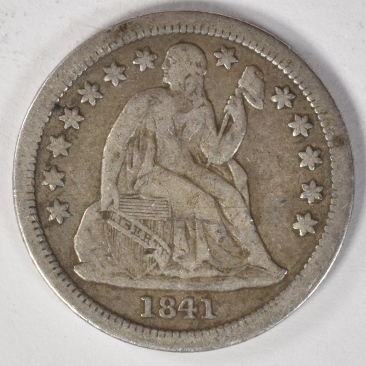 1841 Seated Dime