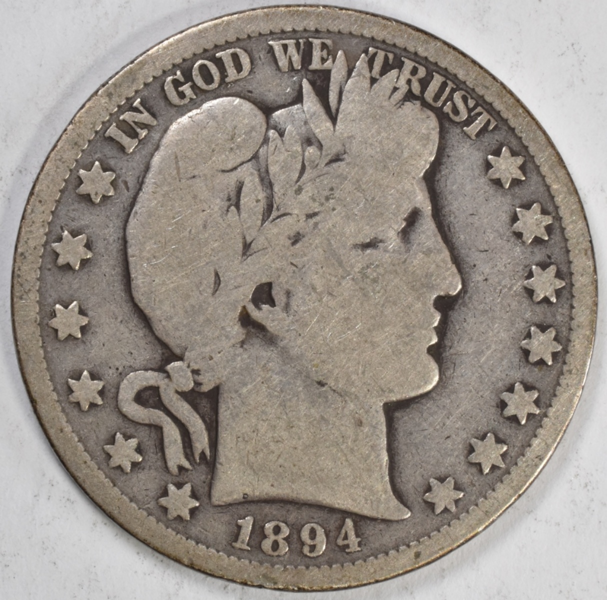 1894-S Barber Half Dollar