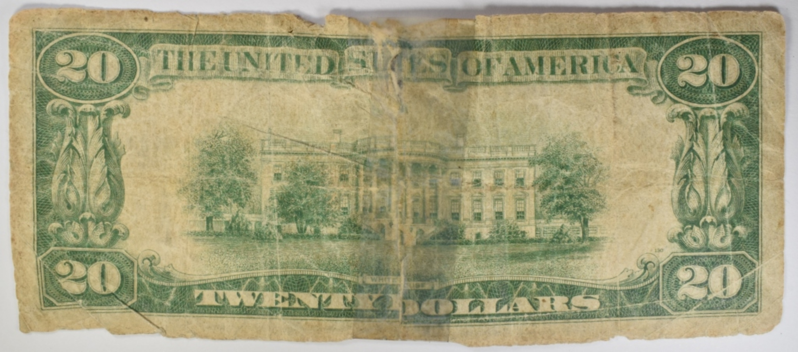 1928 $20 Gold Cert. SN A25631837A