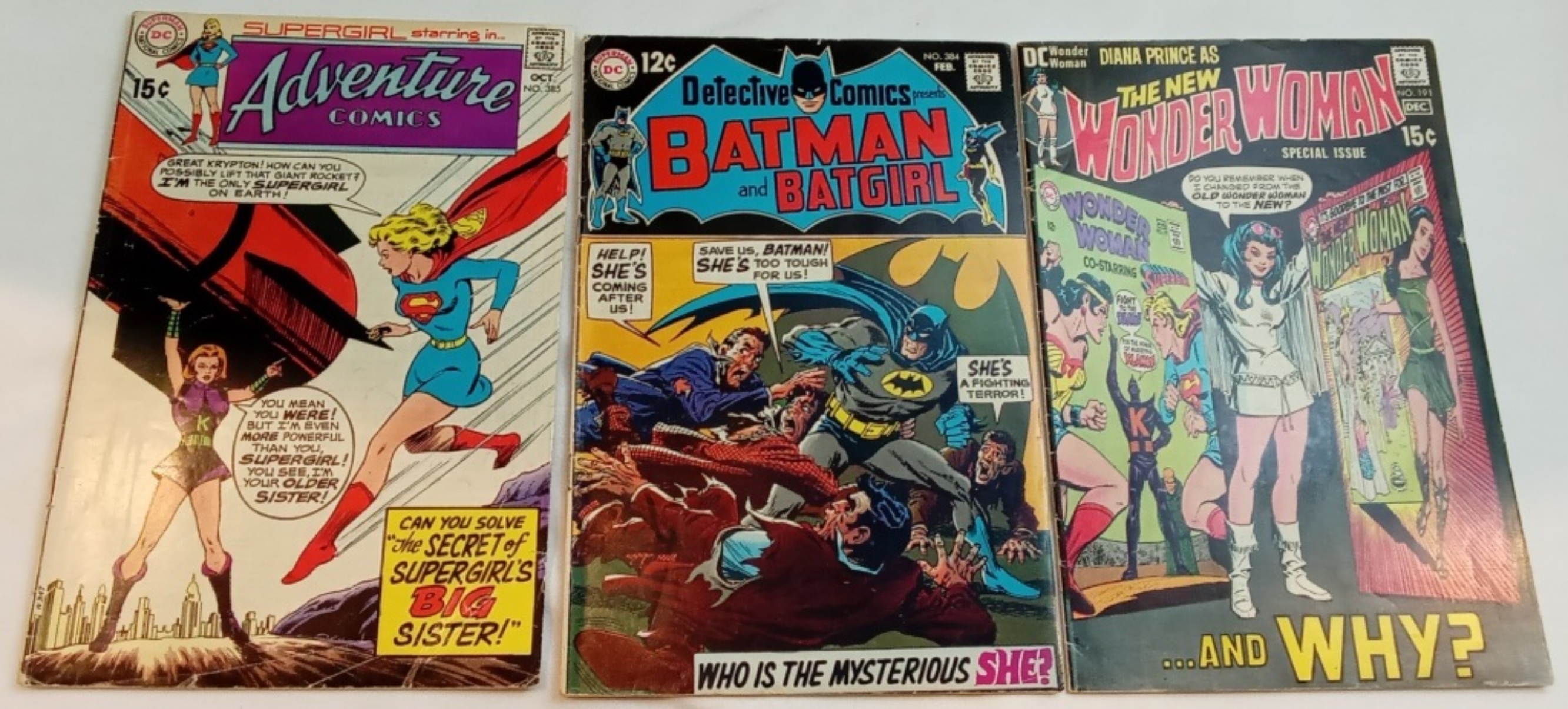 3 Mixed Comics, All DC