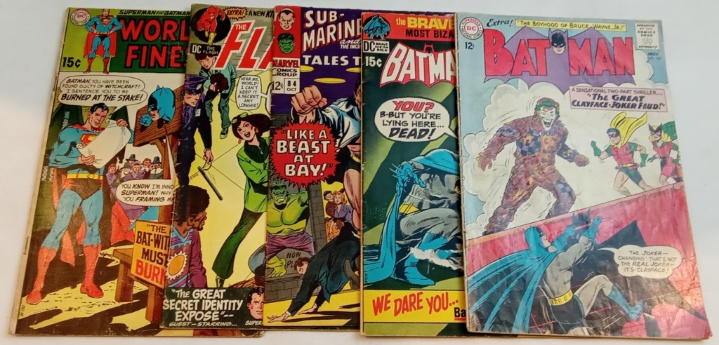DC Comics Silver Age Mixed Lot