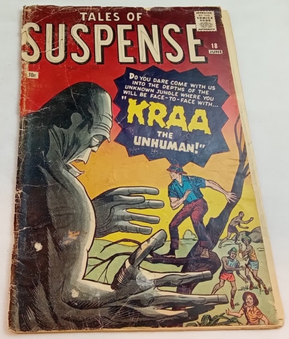 Tales of Suspense #18, June 1961, Raw