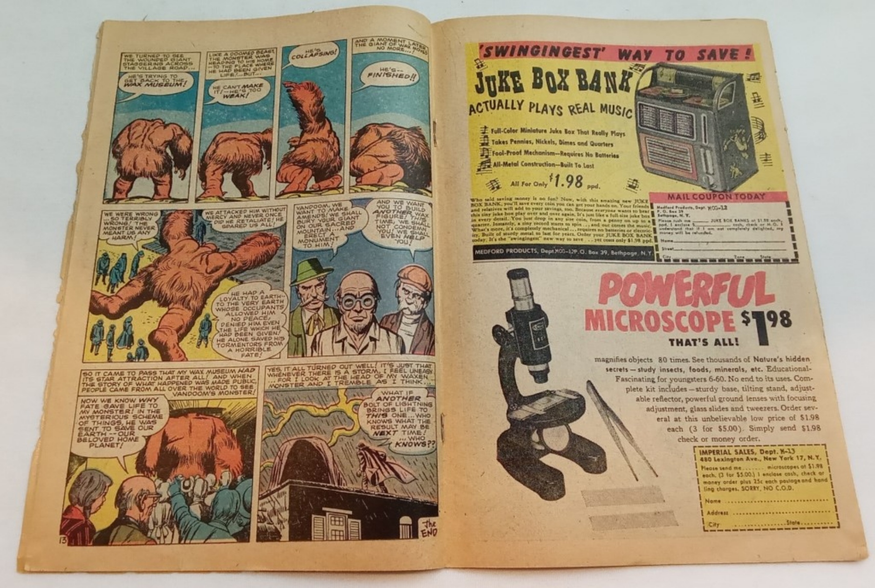 Tales to Astonish #17 Mar 1961, Raw