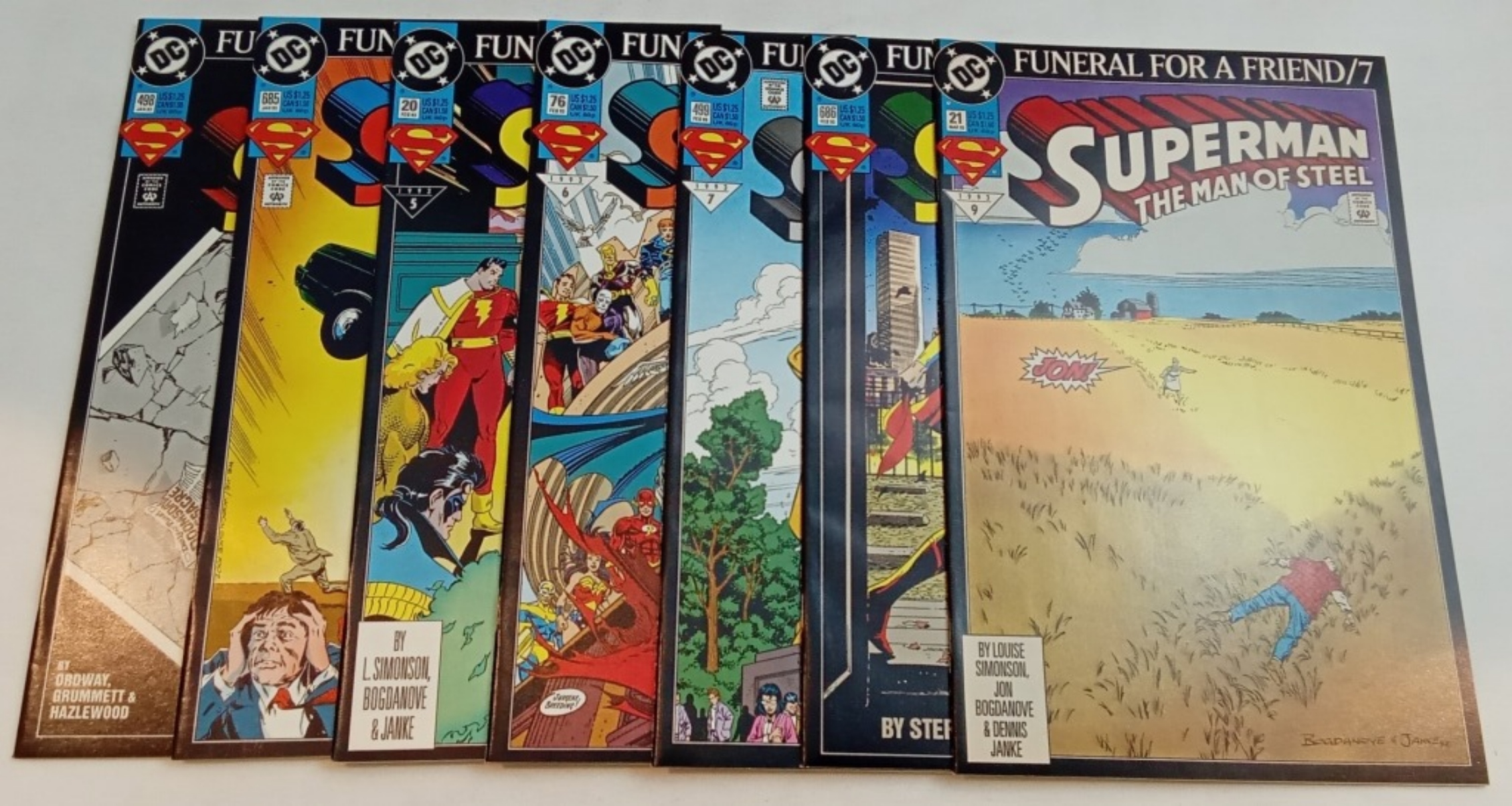 Superman The Man of Steel #17-23 Comic Set 1992-19