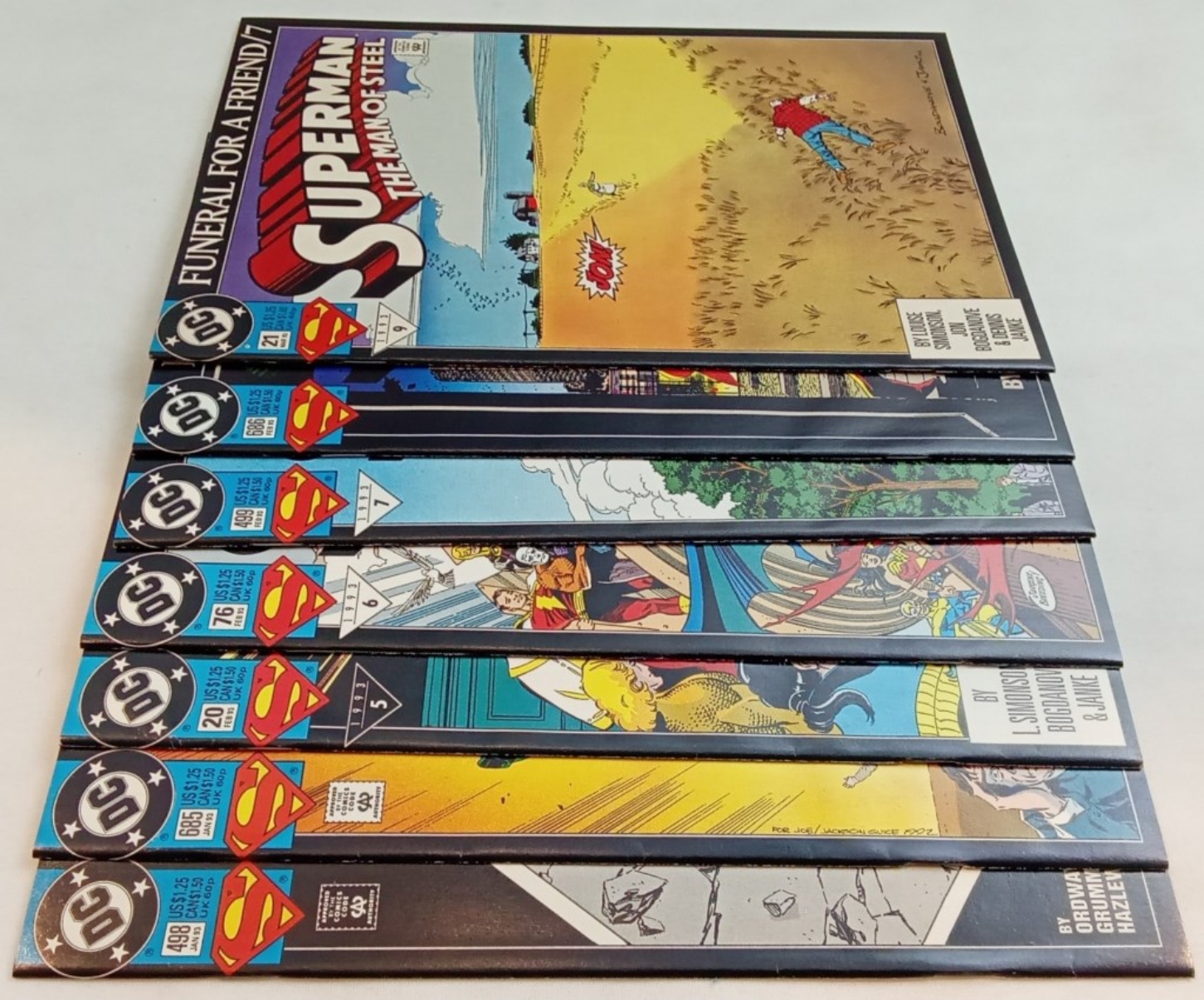 Superman The Man of Steel #17-23 Comic Set 1992-19