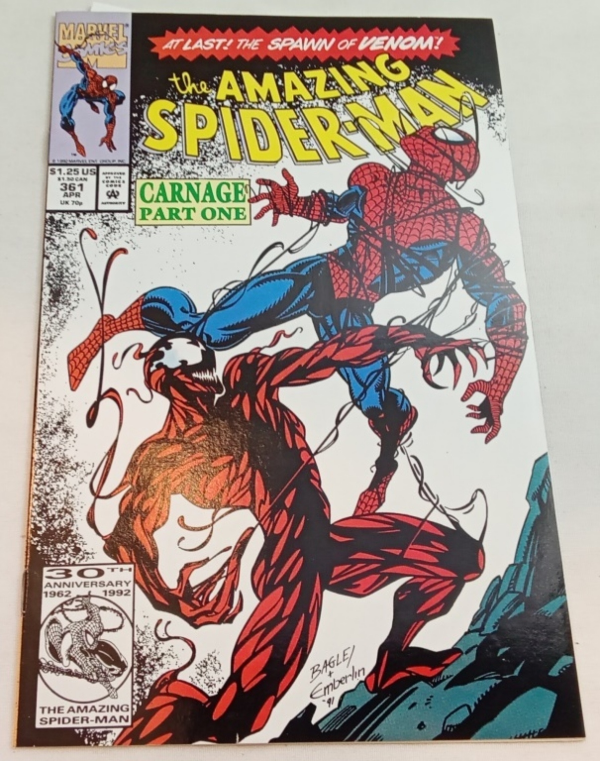 The Amazing Spider-Man 361 Marvel 1992 Raw