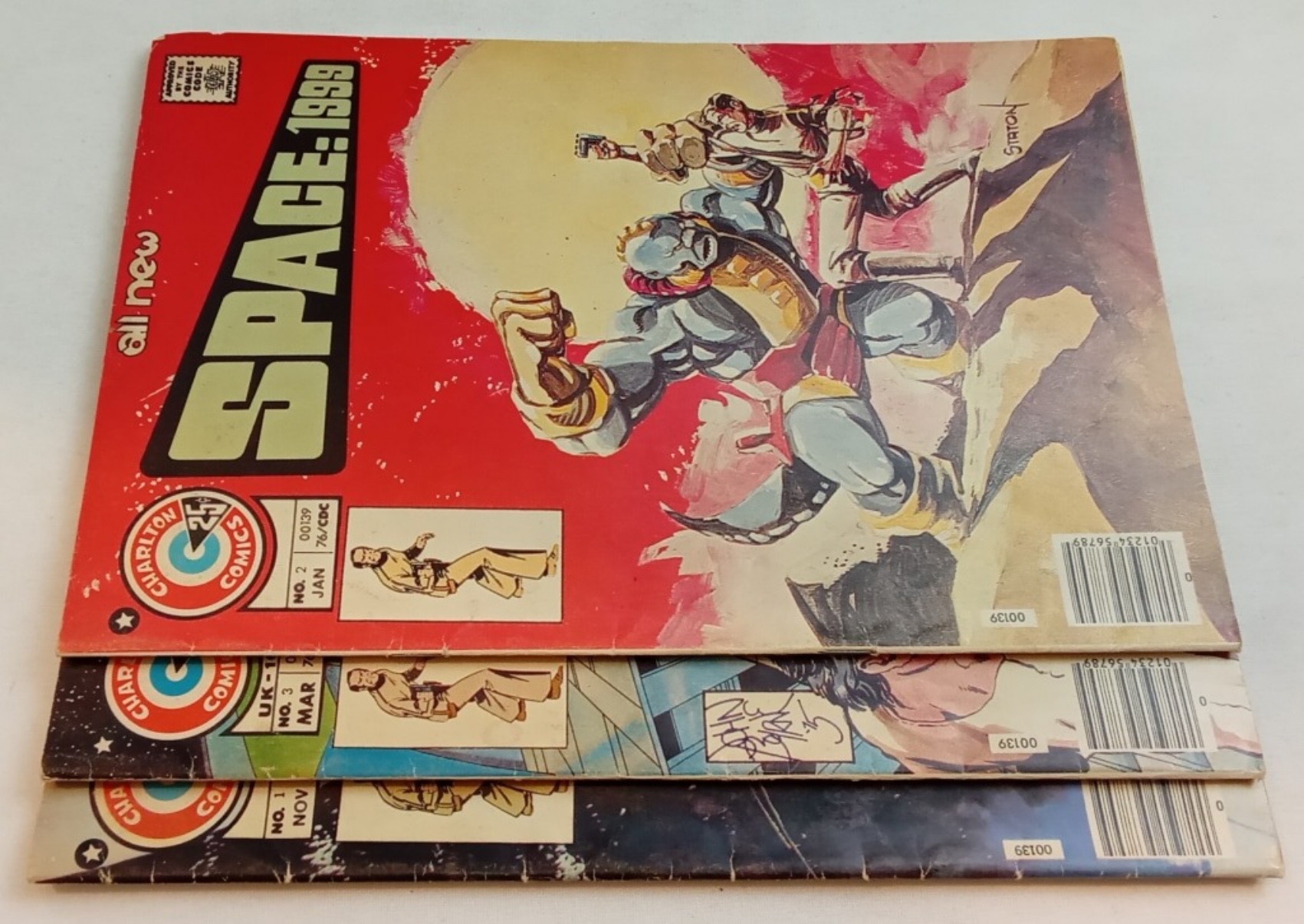 Space: 1999 All New #1-3 Comic Set Raw