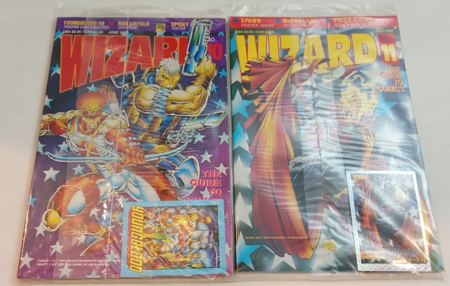 Wizard Magazine #50 & Wizard Ill Guide #9 Raw