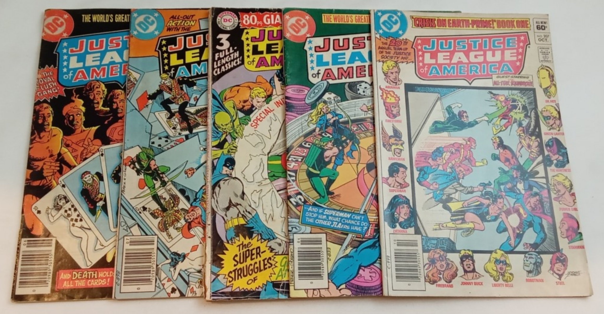 Justice League of America Comic Lot, 1980s DC Raw