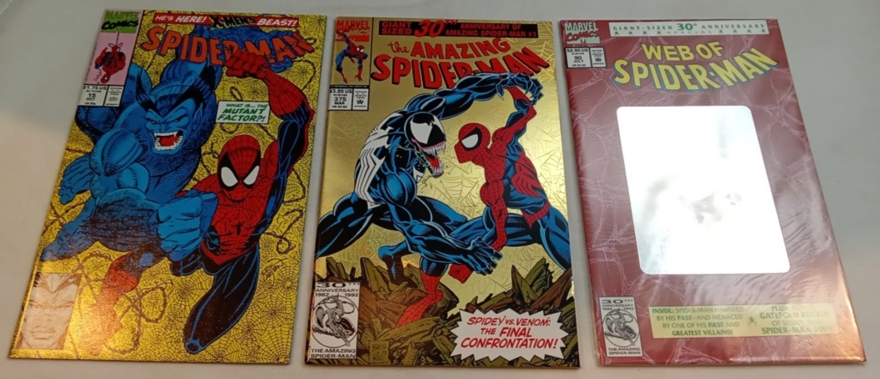 Amazing Spider-Man #1, 330, Web of Spider-Man #1 R