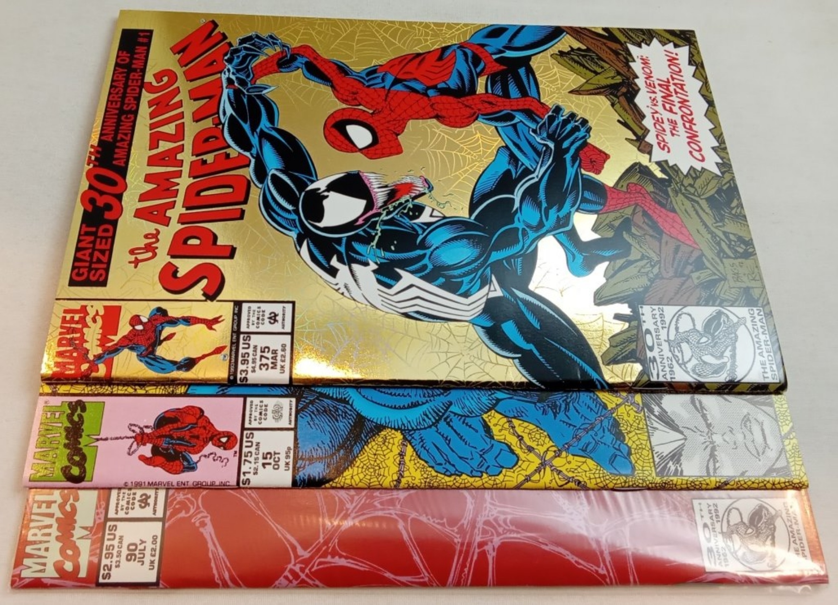 Amazing Spider-Man #1, 330, Web of Spider-Man #1 R