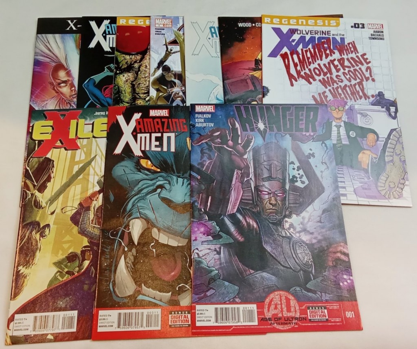 Marvel Comics Modern Era Mixed Lot, Raw