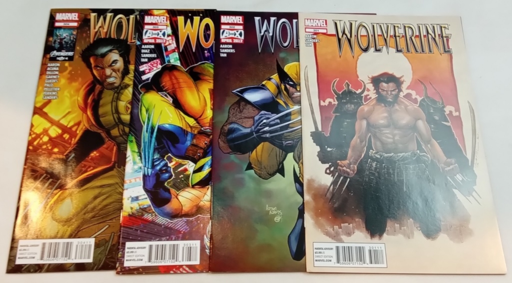 Wolverine Marvel Comics Lot, Raw