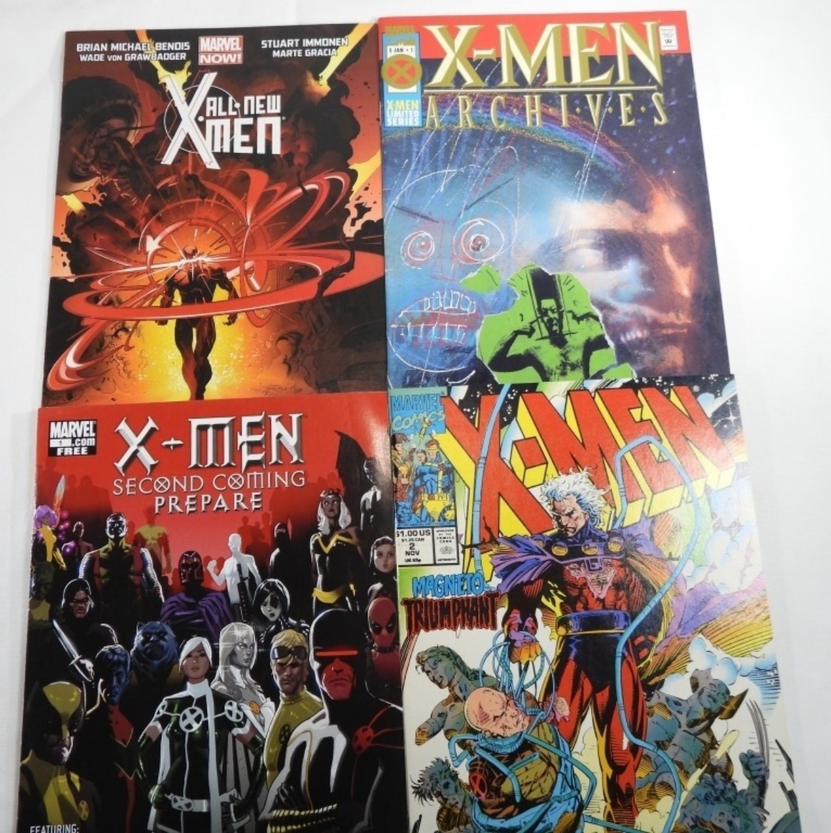 Marvel X-Men Comics Lot (4) 1990s-2010s raw