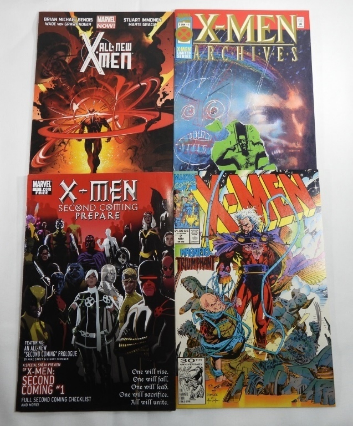 Marvel X-Men Comics Lot (4) 1990s-2010s raw