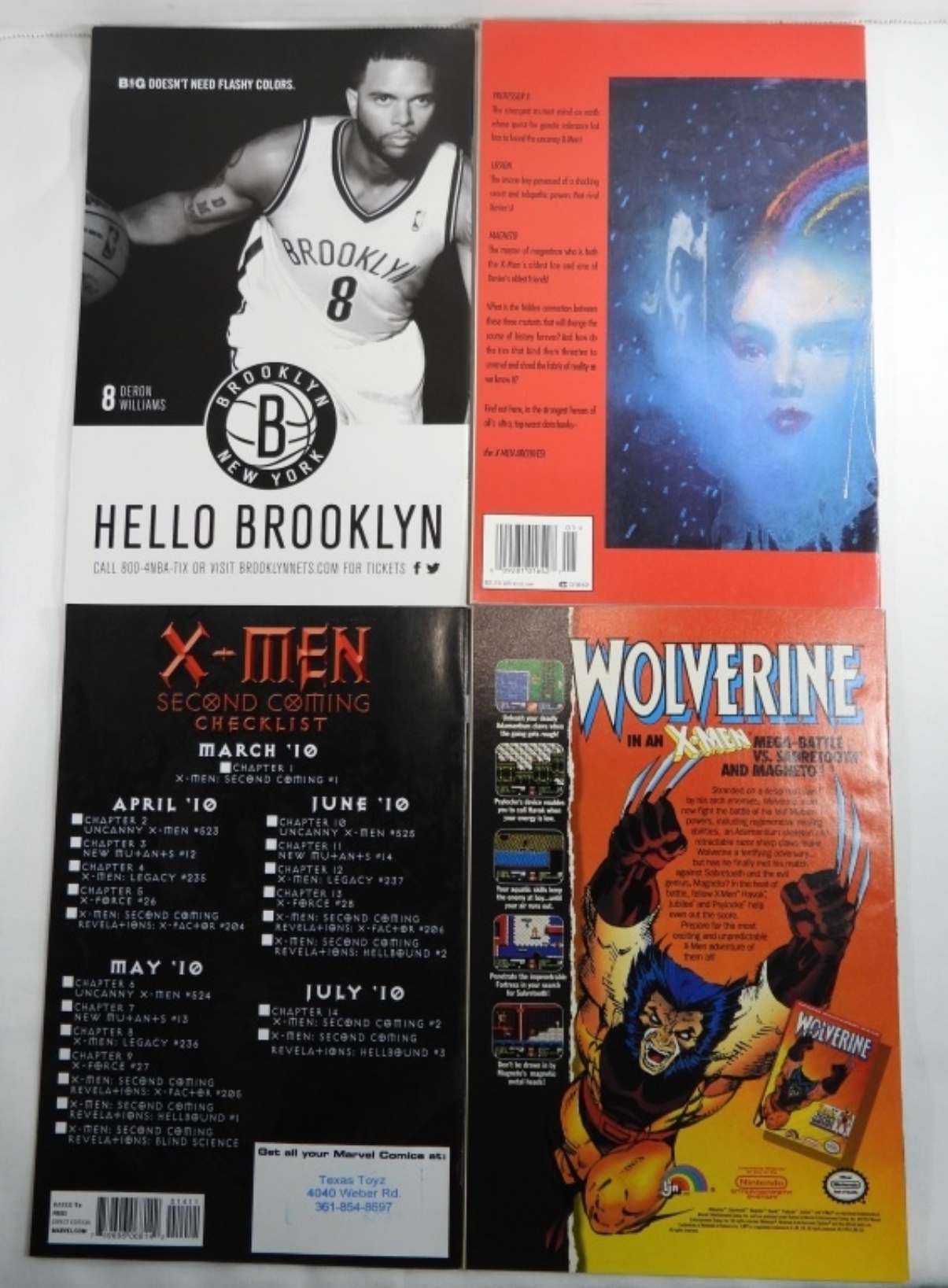 Marvel X-Men Comics Lot (4) 1990s-2010s raw