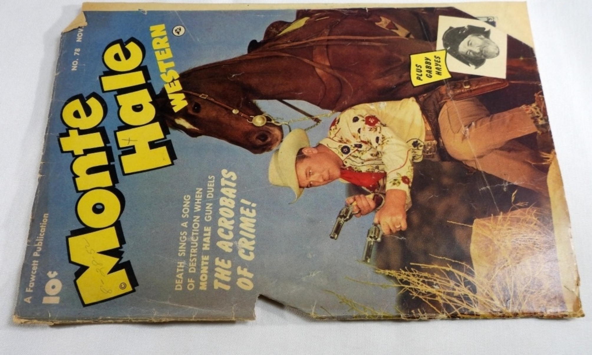 Fawcett Western Comics Lot Gabby Hayes Monte Hale