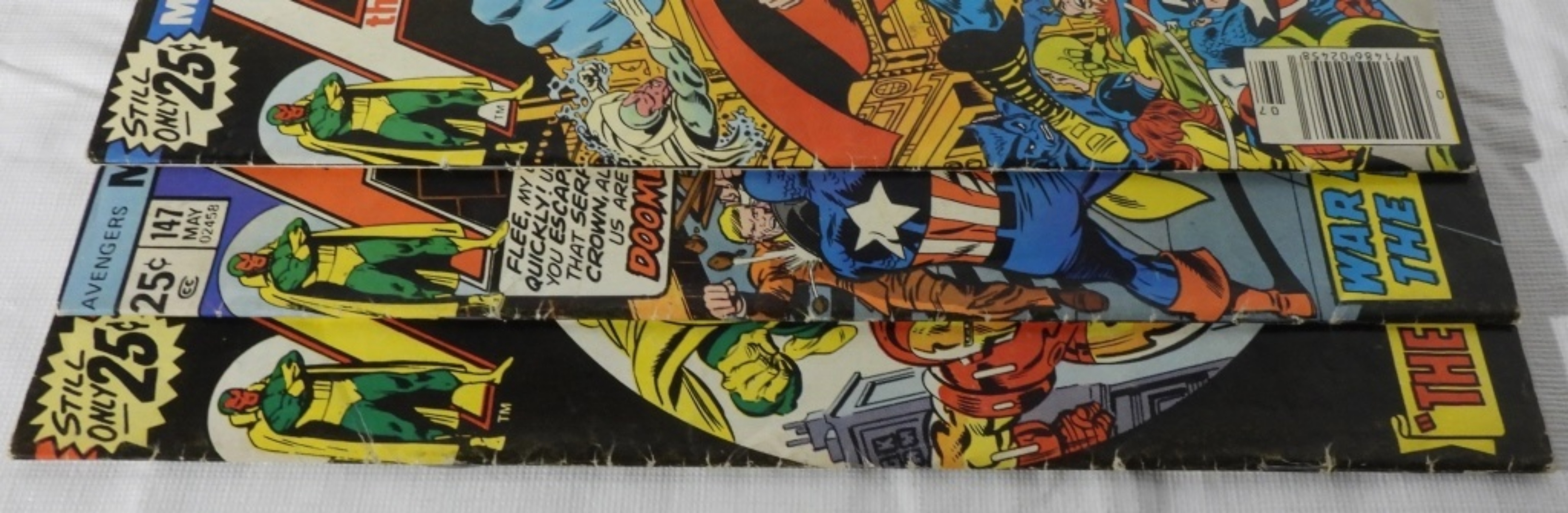 Avengers #146,147,149 Bronze Age Marvel Comics Raw