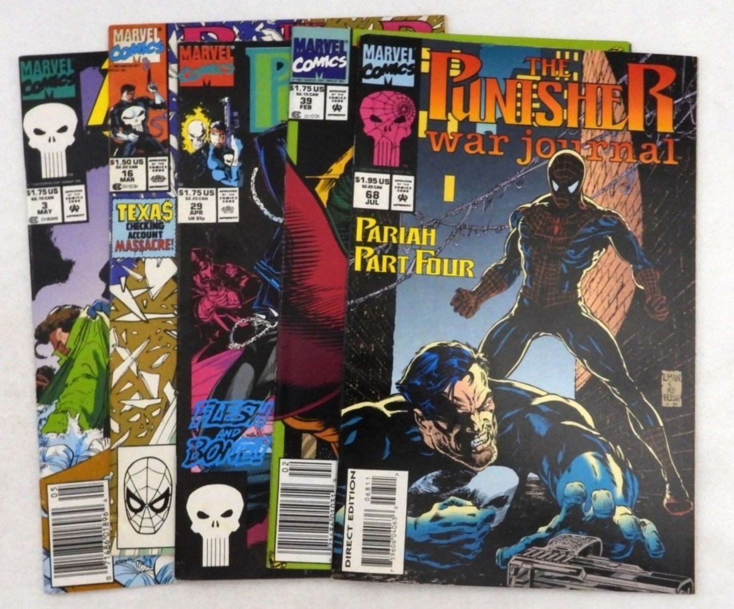 Marvel Comics The Punisher Lot - 5 Issues