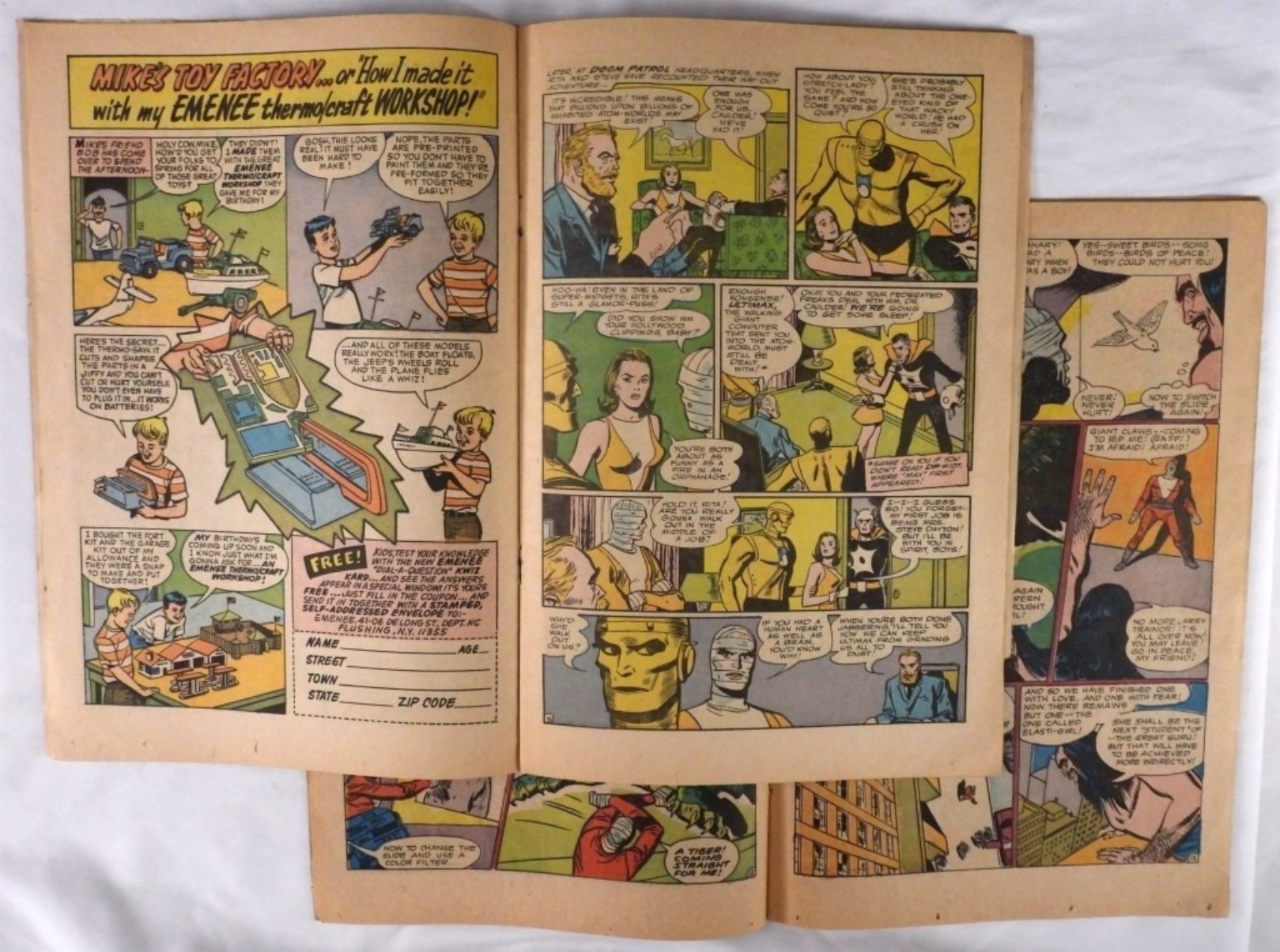 Doom Patrol #108 & #119 DC Comics Silver Age Lot