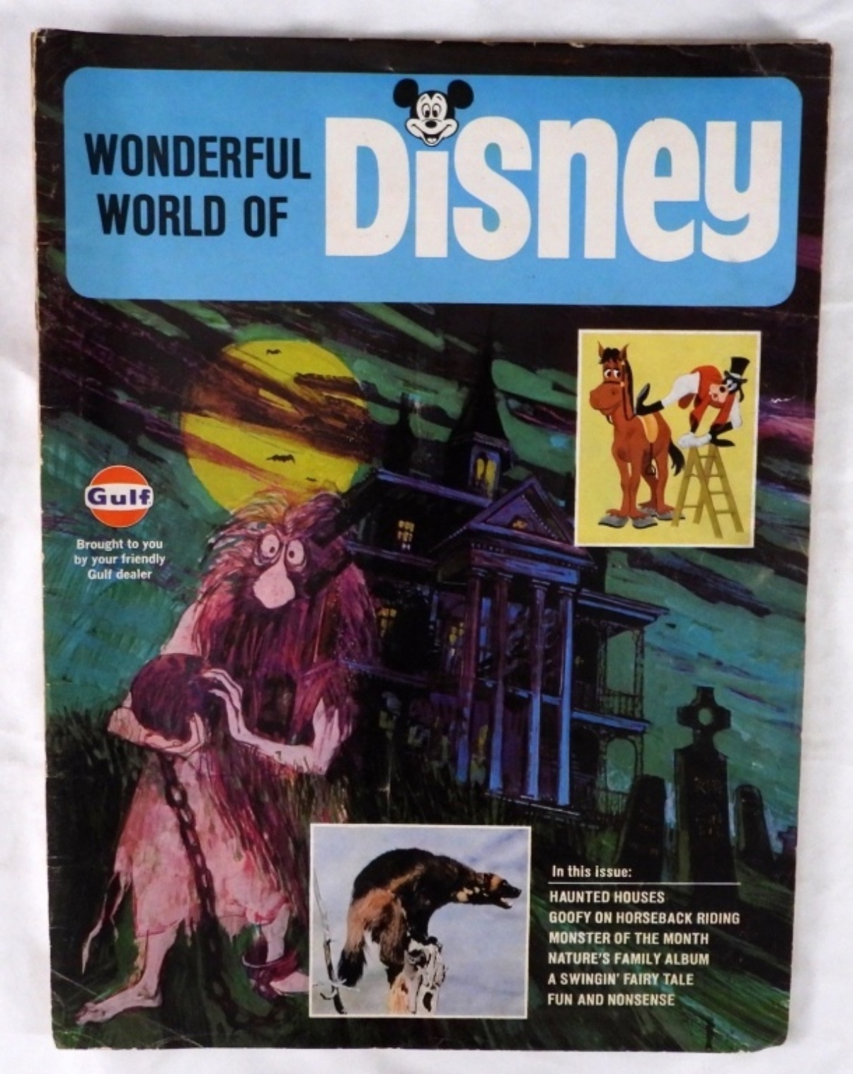 Wonderful World of Disney Magazine Gulf Oil 1970s