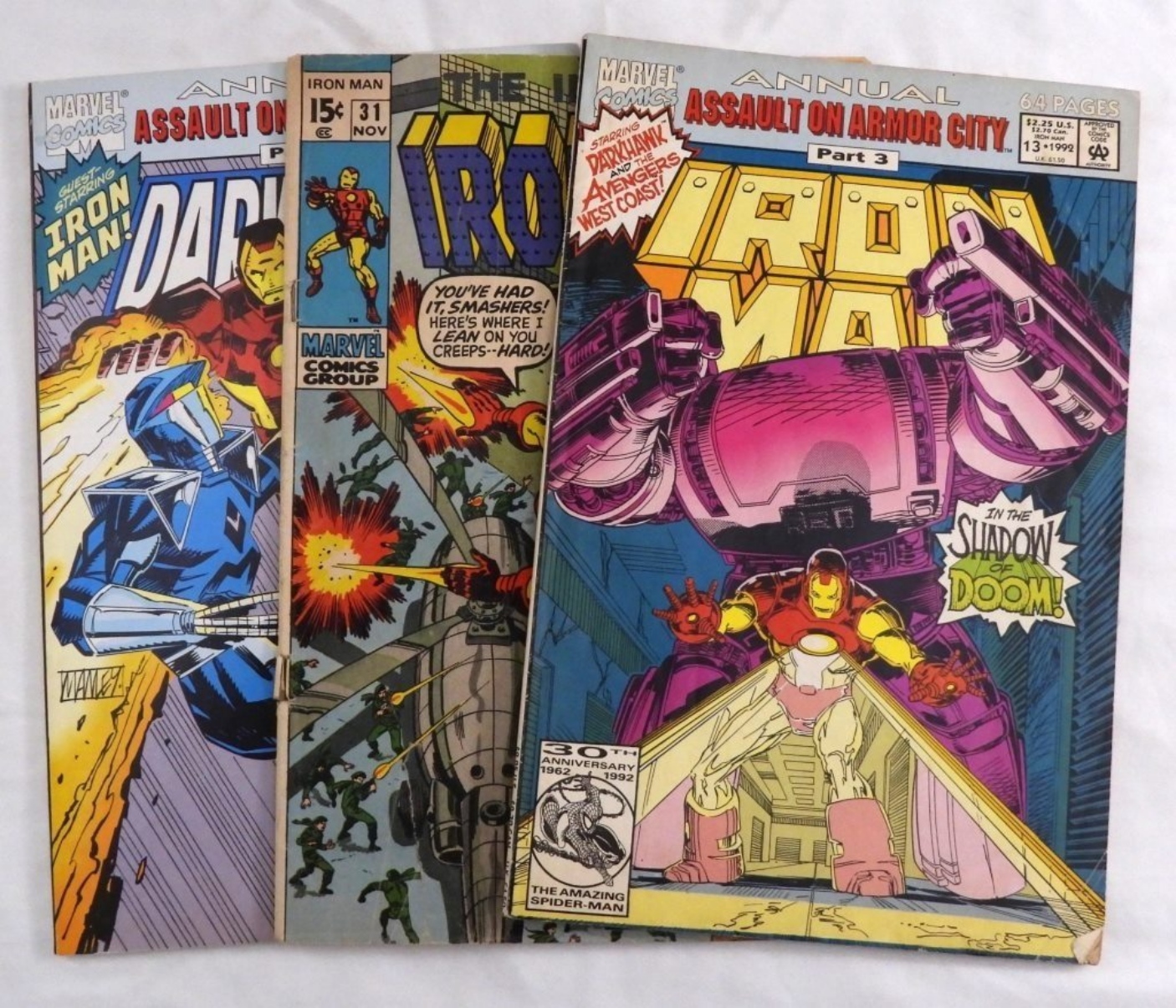 Marvel Iron Man #31 1970 + Annual Armor City Lot