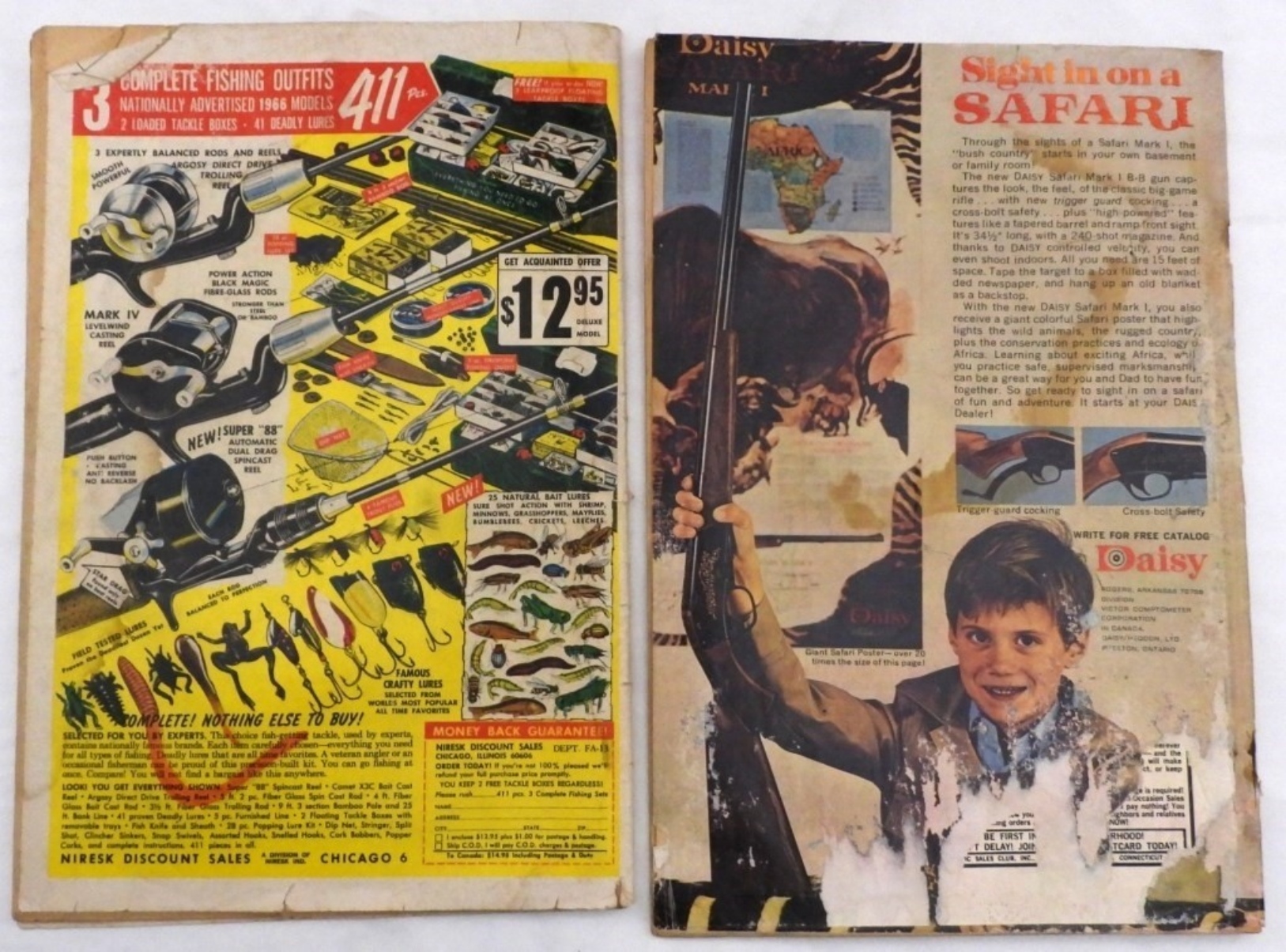 Dell Get Smart #12 & Mod Squad #1 1966-68 Raw