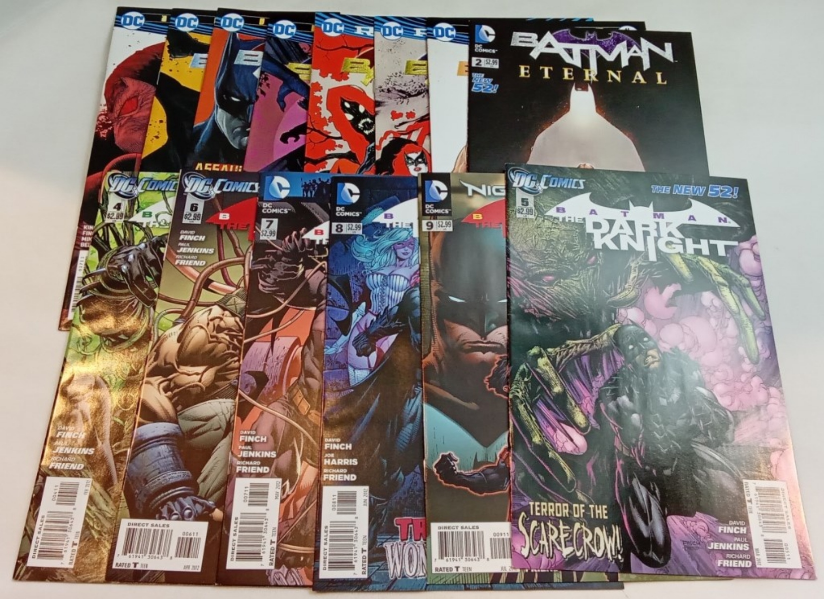 Batman Comics Lot, Modern DC Issues Raw