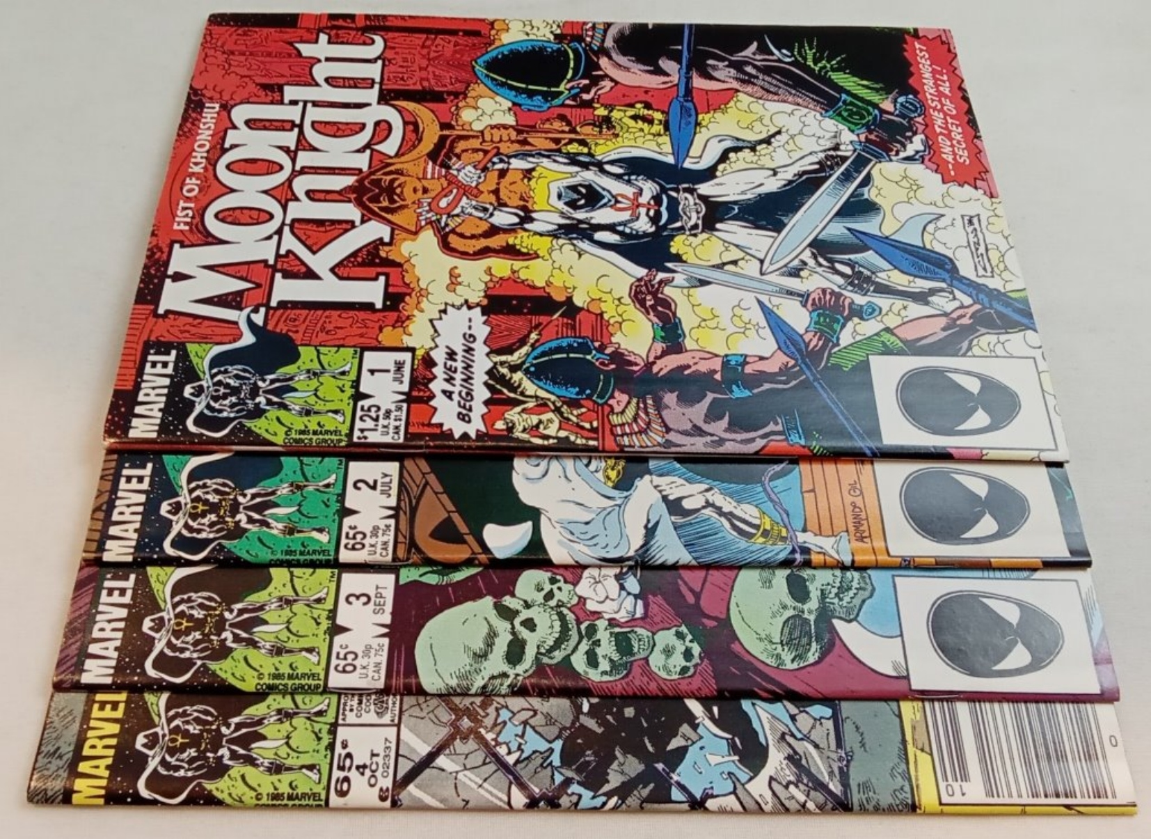 Moon Knight #1-4 "Fist of Khonshu" Marvel 1985-8