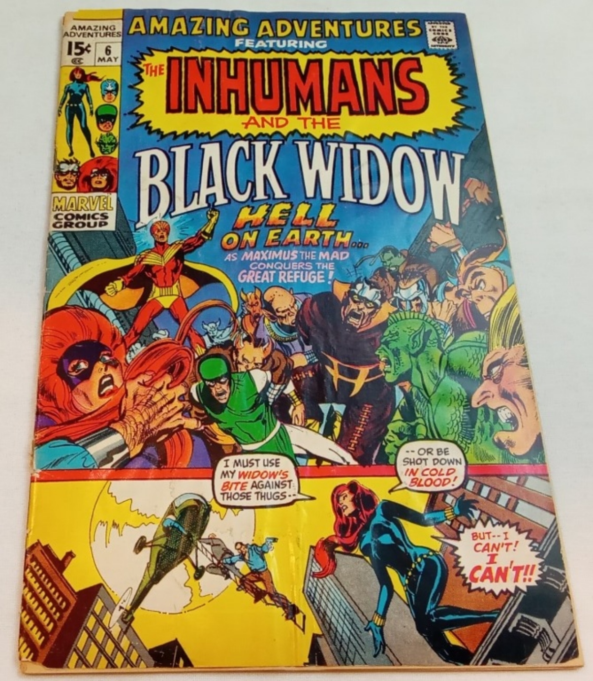Amazing Adventures #6 The Inhumans and Black Widow