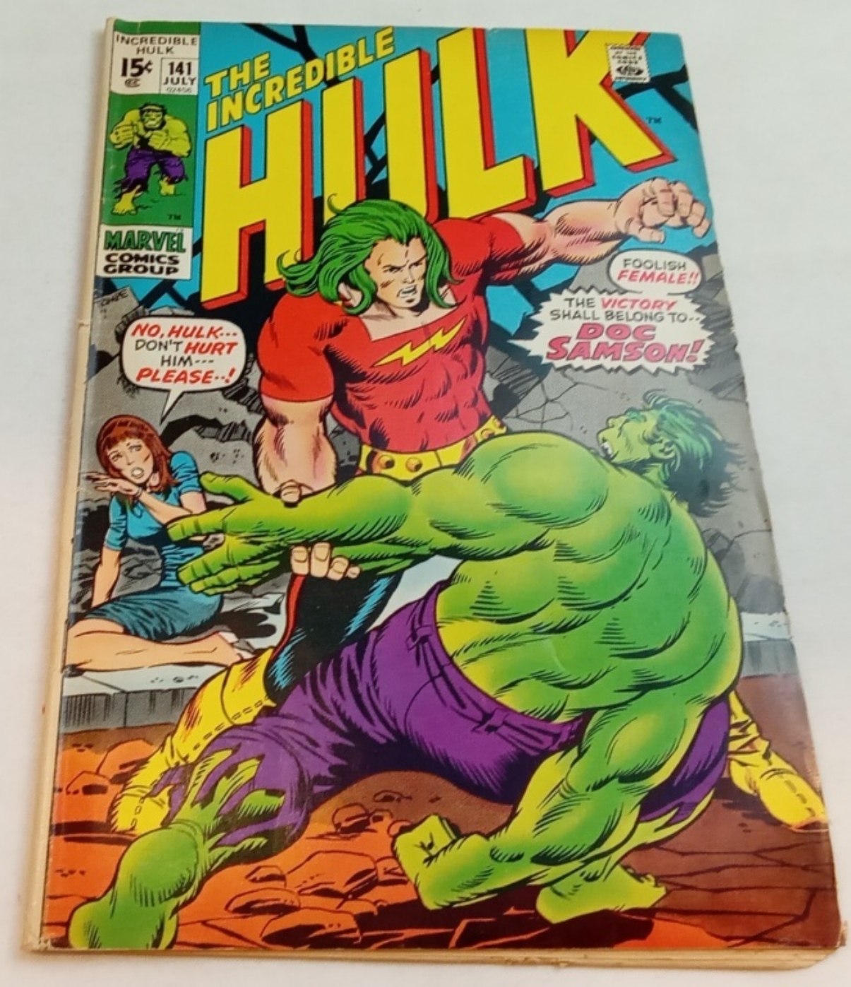 The Incredible Hulk #141, Marvel 1971, Raw