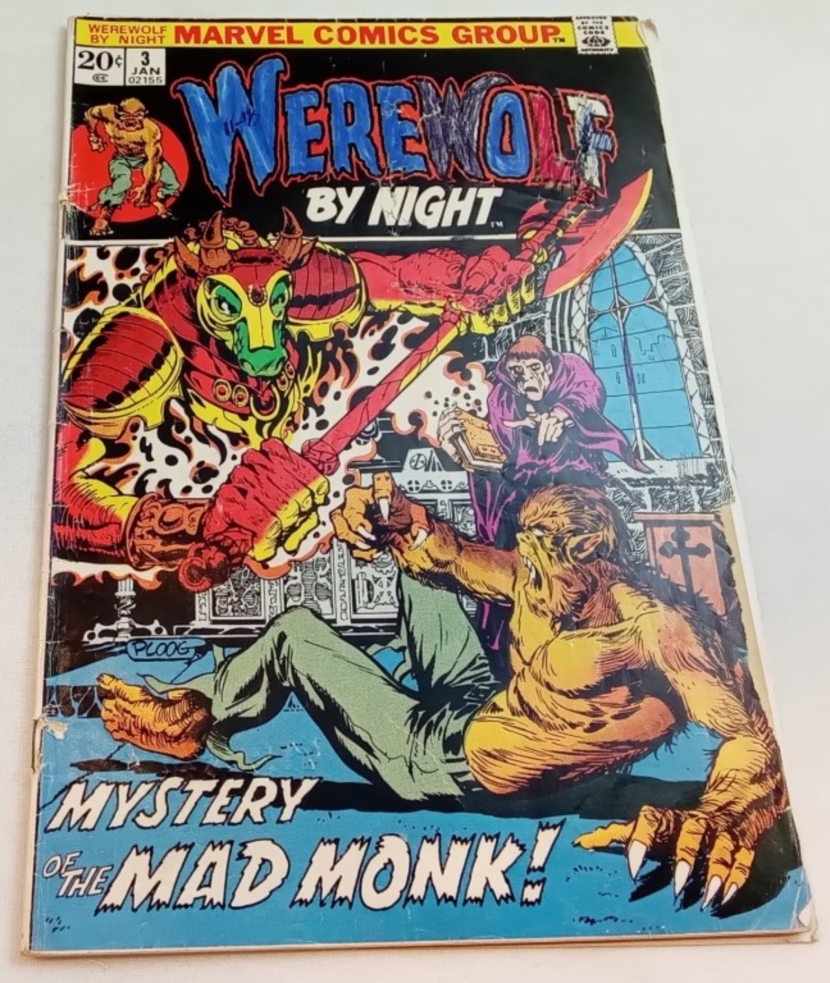Werewolf by Night #3, Marvel Comics, January 1973,