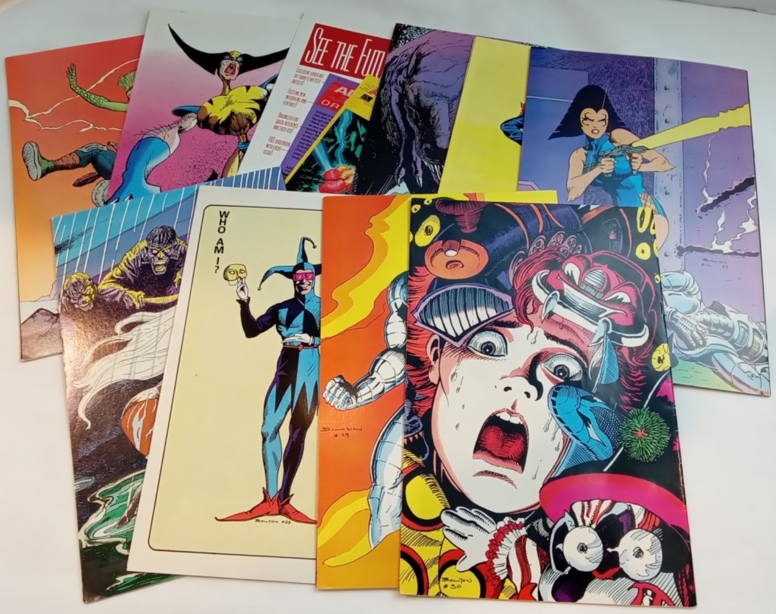 Classic X-Men Marvel Comics Lot, 1980s Raw