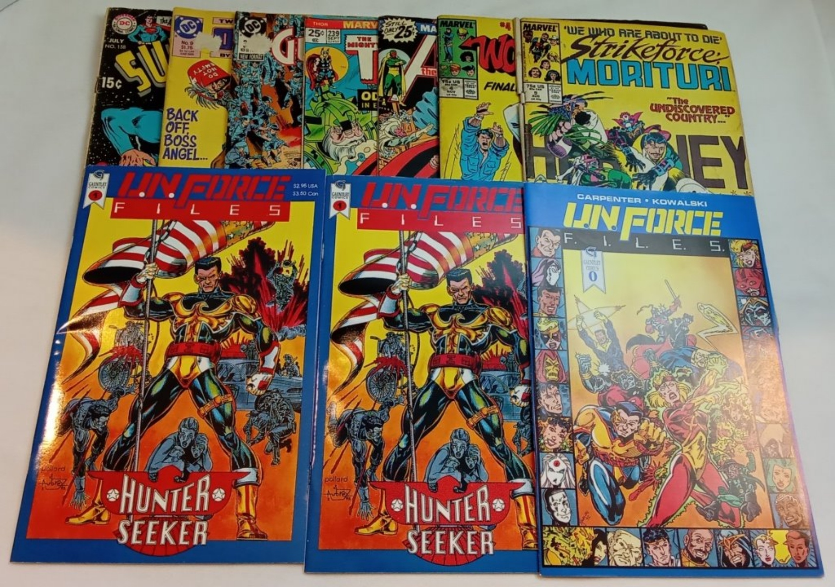 Comic Book Lot: Mixed Copper Age Comics, Raw