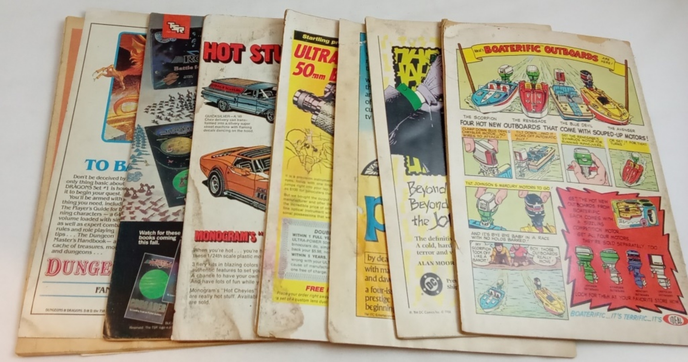 Comic Book Lot: Mixed Copper Age Comics, Raw