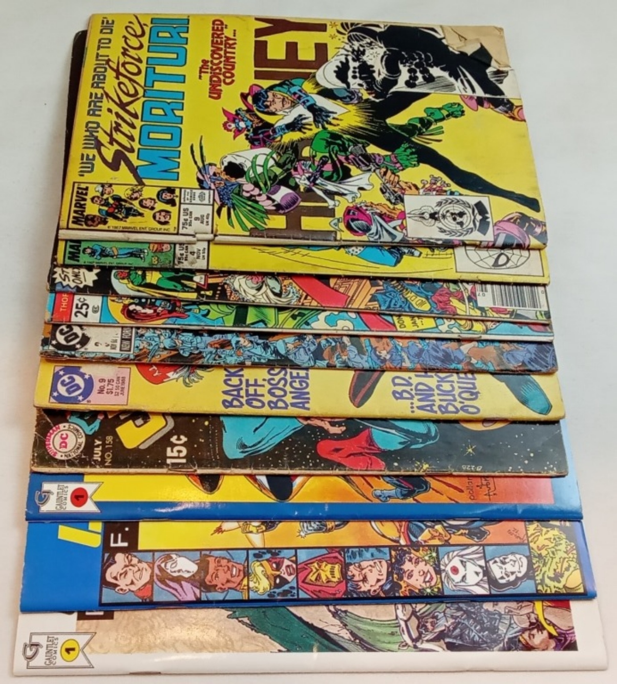 Comic Book Lot: Mixed Copper Age Comics, Raw