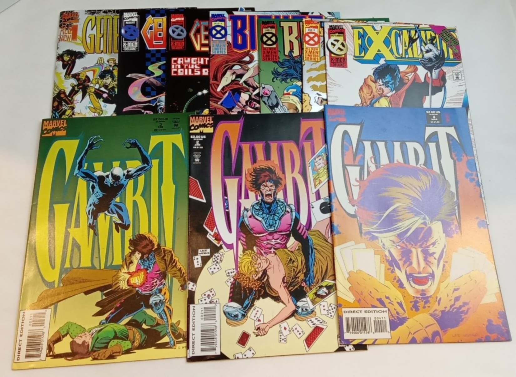 Mixed Comics Lot of 10 Issues 1990s, Raw
