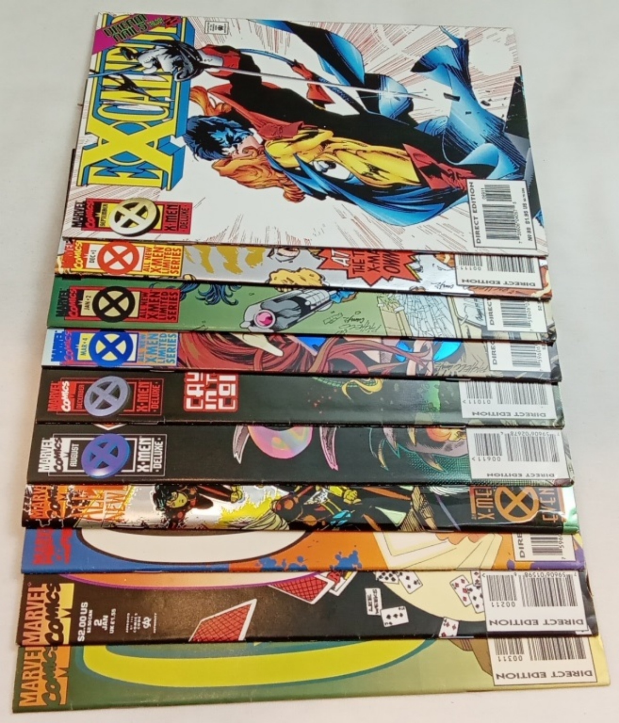 Mixed Comics Lot of 10 Issues 1990s, Raw