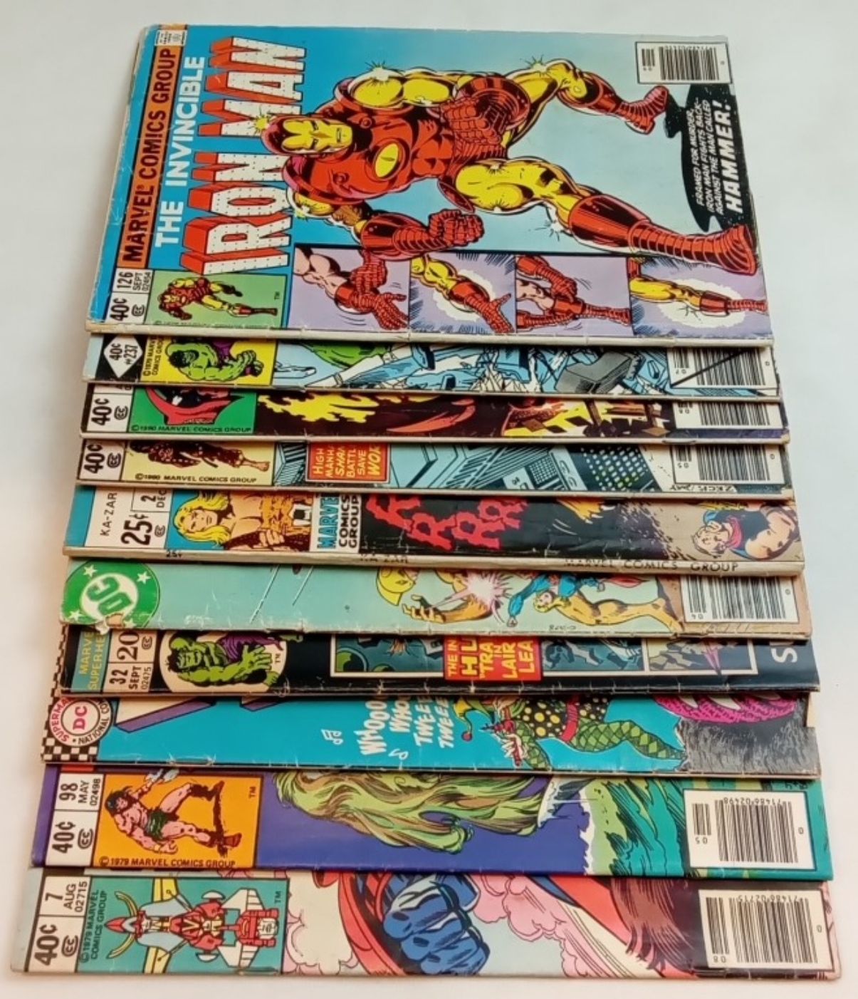 Mixed Comics Group Lot of 10 Issues, Raw