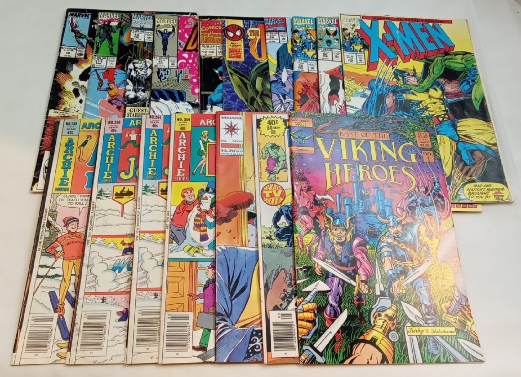 Comic Book Lot, Marvel & DC Mixed Titles 1980s-90s
