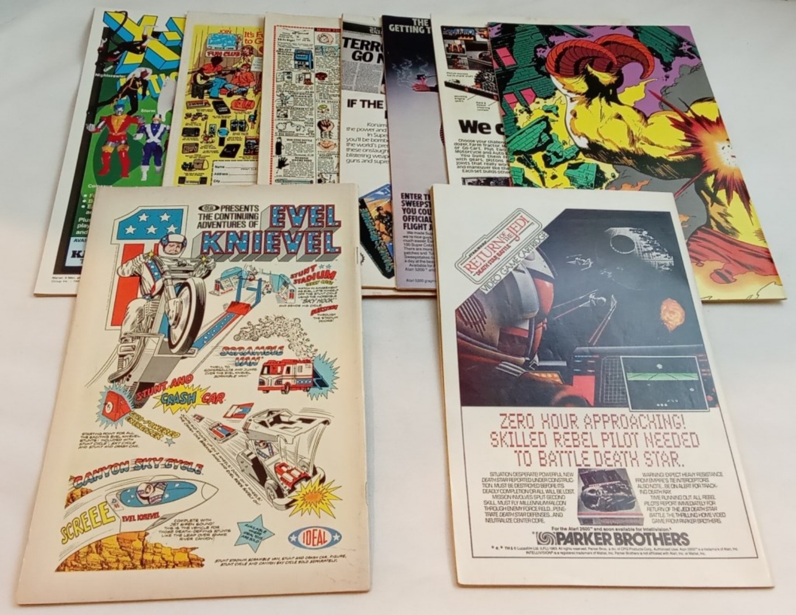 Marvel Comics Lot 9 Issues 1960s-1990s Raw