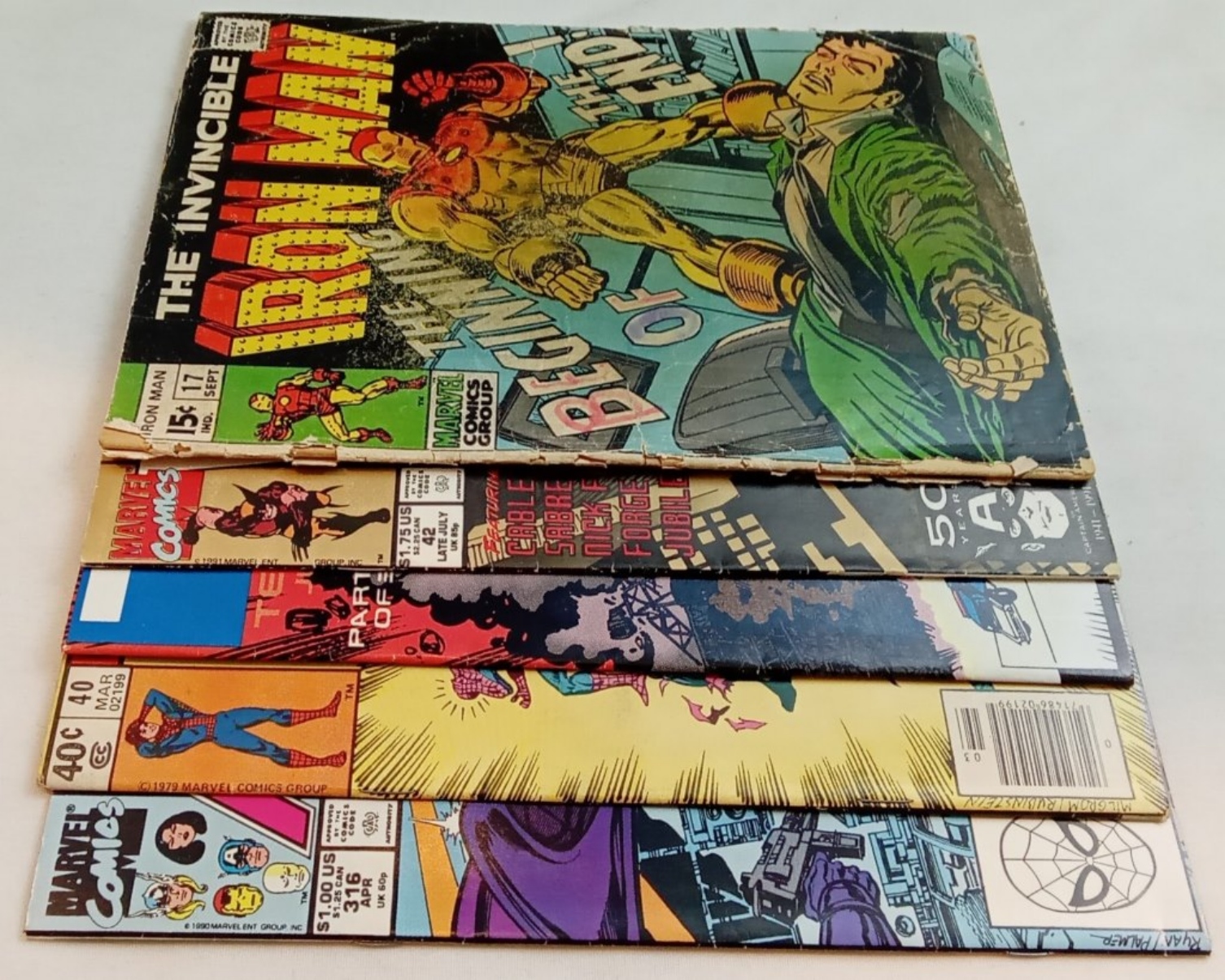 Marvel Comics Lot of 5, Raw