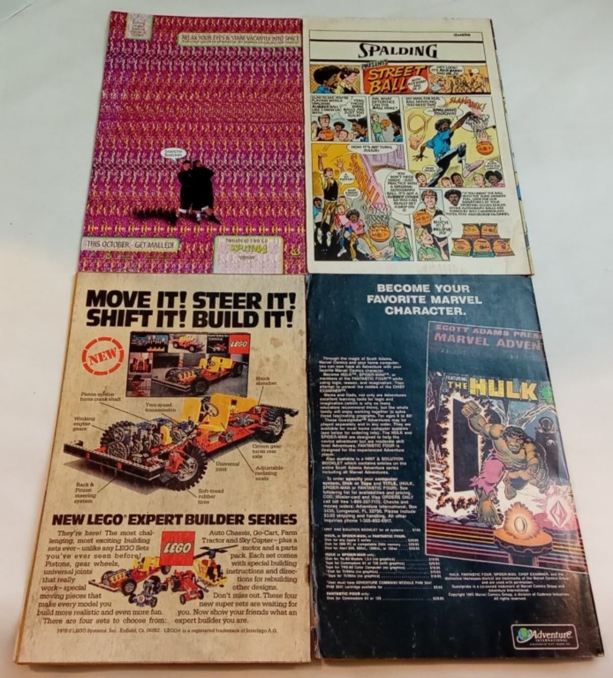 Marvel Comics Lot of 4 1978-1995, Raw