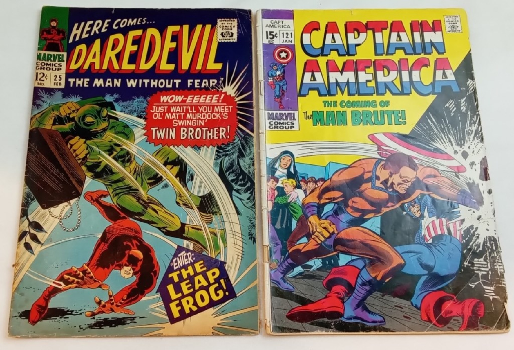 Daredevil #25 & Captain America #121